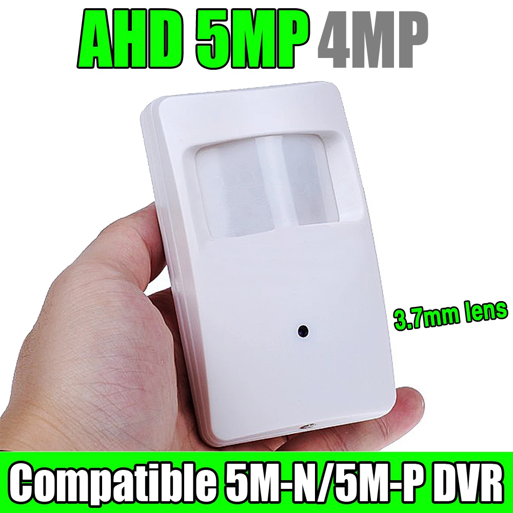 5MP 4MP 3.7mm Cone Security Surveillance Cctv Mini AHD Camera 4in1 Coaxial Digital Monitoring Probe Special Conceal Have Bracket