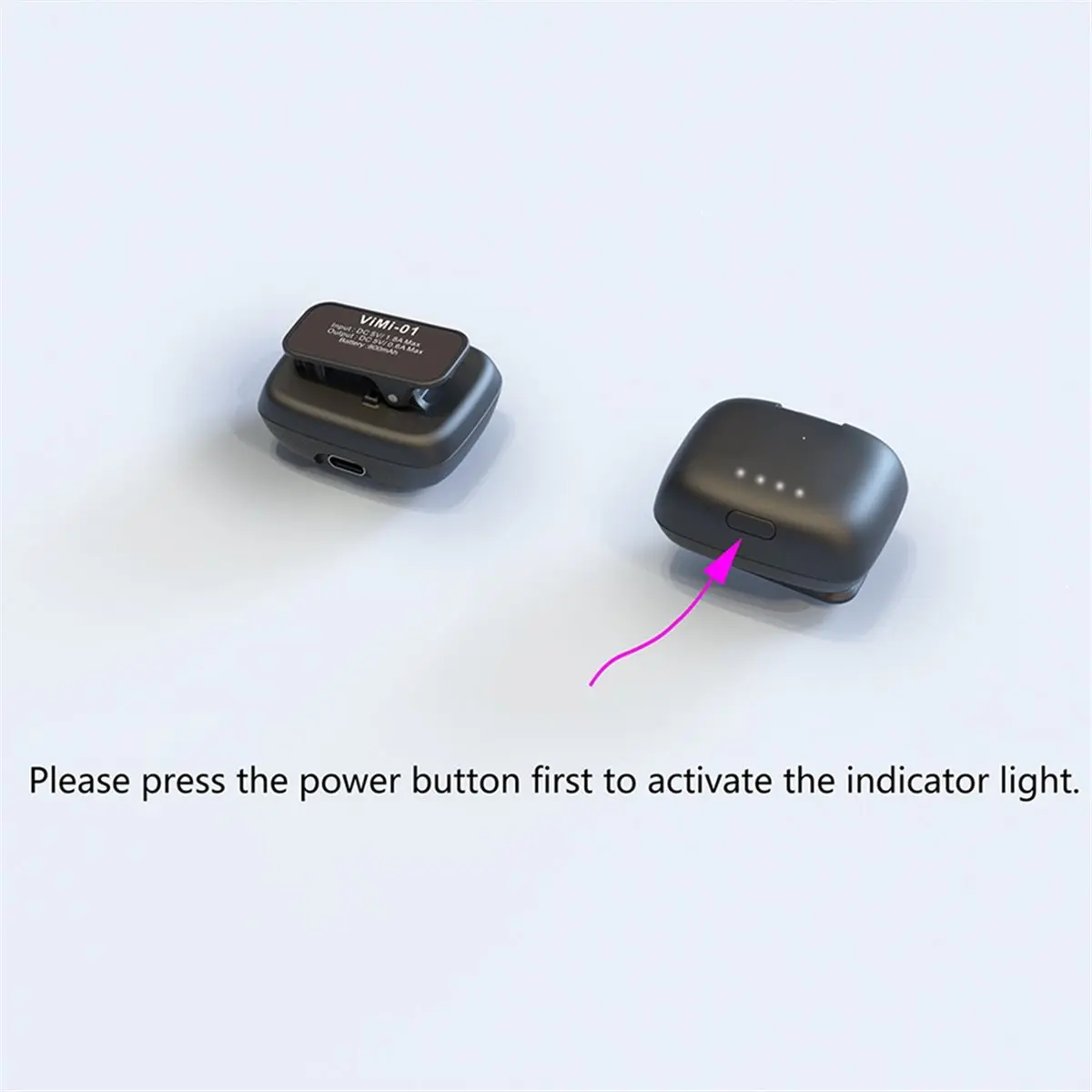 A32I 휴대용 충전 도크 800mAh 미니 여행용 충전기 여행 친화적인 디자인 ..