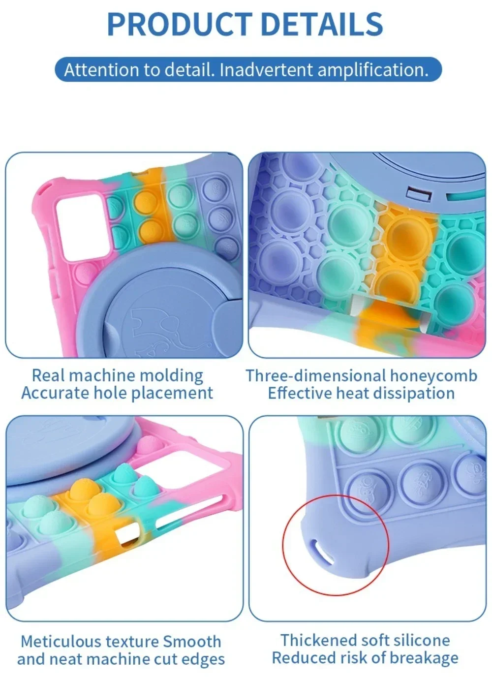 Soft Silicone Protective Stand Case