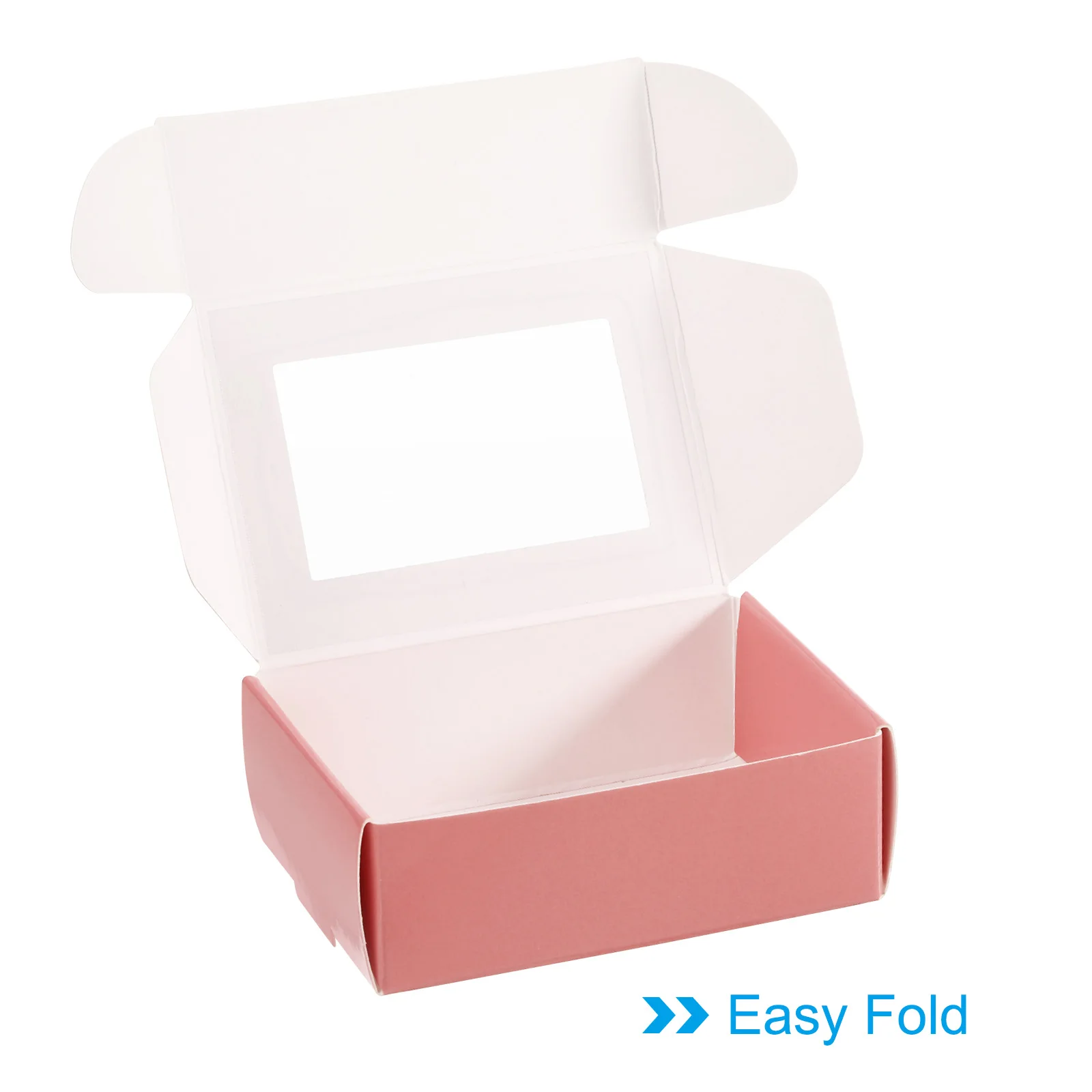 30-Pack Paper Soap Boxes with Transparent Window, Rectangle Foldable Packaging Holders ... - SKU PSB01028 - UGI Packaging