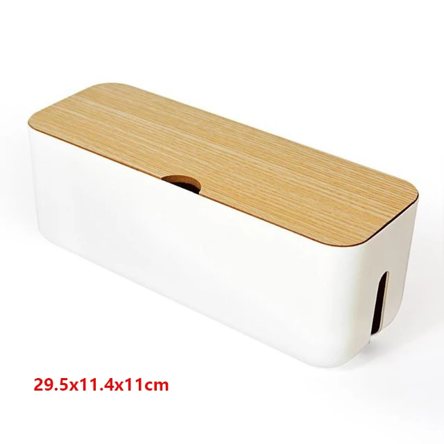 Cable Storage Box Power Strip Wire Case Anti Dust Charger Socket Organizer Network Line Storage Bin Charger Wire Management 