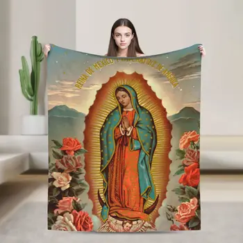 Guadalupe Virgin Mary Blanket 1