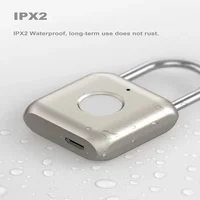 Mini Lock Fingerprint Smart Padlock Quick Unlock Keyless USB Rechargeable Door USB Keyless Fingerprint Lock for Luggage Case - Image 3