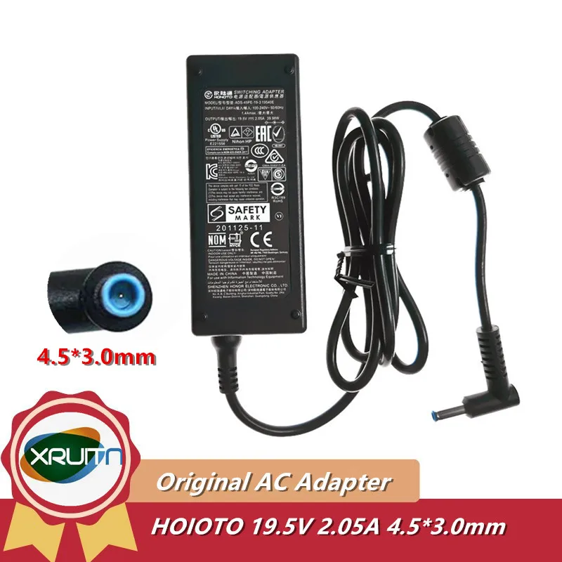 

Original HOIOTO AC Switching Adapter Charger For HP 19.5V 2.05A 1.28A ADS-45PE-19-3 19540E m27fqFHD LCD Monitor Power Supply