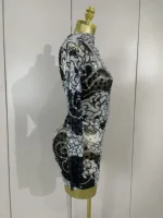 2025 Luxury Sparkly Diamonds Shell Long Sleeve Stretch Bodysuits Women Evening Birthday Party Sexy Nightclub DJ Stage Costumes - Image 4