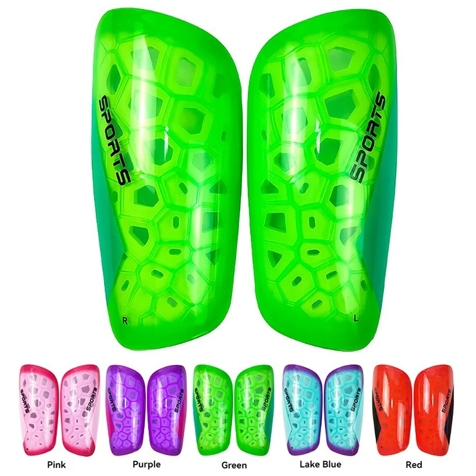 Loogdeel 1Set Football Shin Protection Board Calf Sleeves Set Adult Children Soccer Legging Cover Kids Sports Non-slip Shinguard soccer shin guards shin guard pads