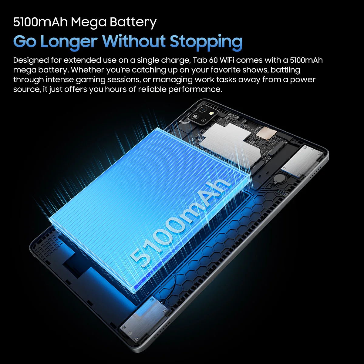 Blackview Tab 60 WIFI Tablet 10.1 Inch HD IPS Display Widevine L1 12GB(4+8Expand) 128GB PC Mode WIFI6 5100mAh Android 14 Pad PC 6