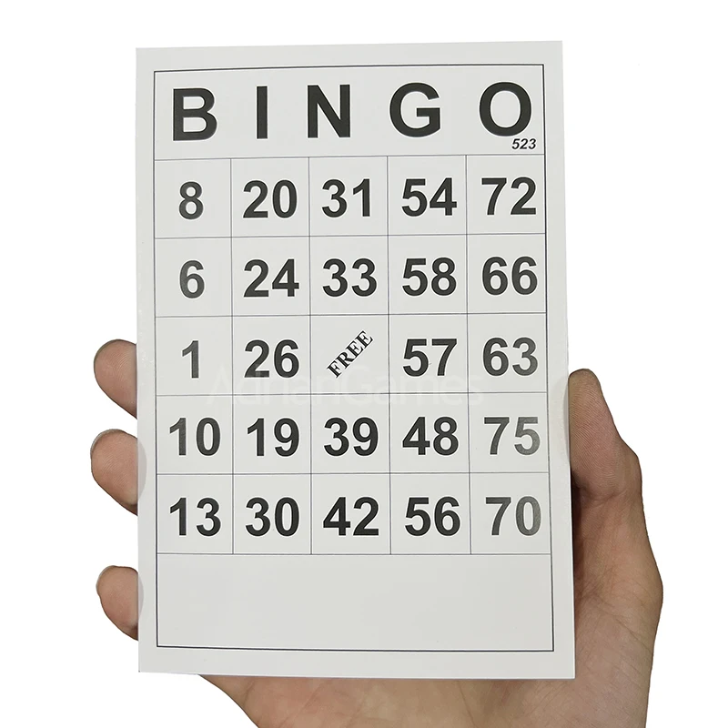 60 Pieces Bingo Cards