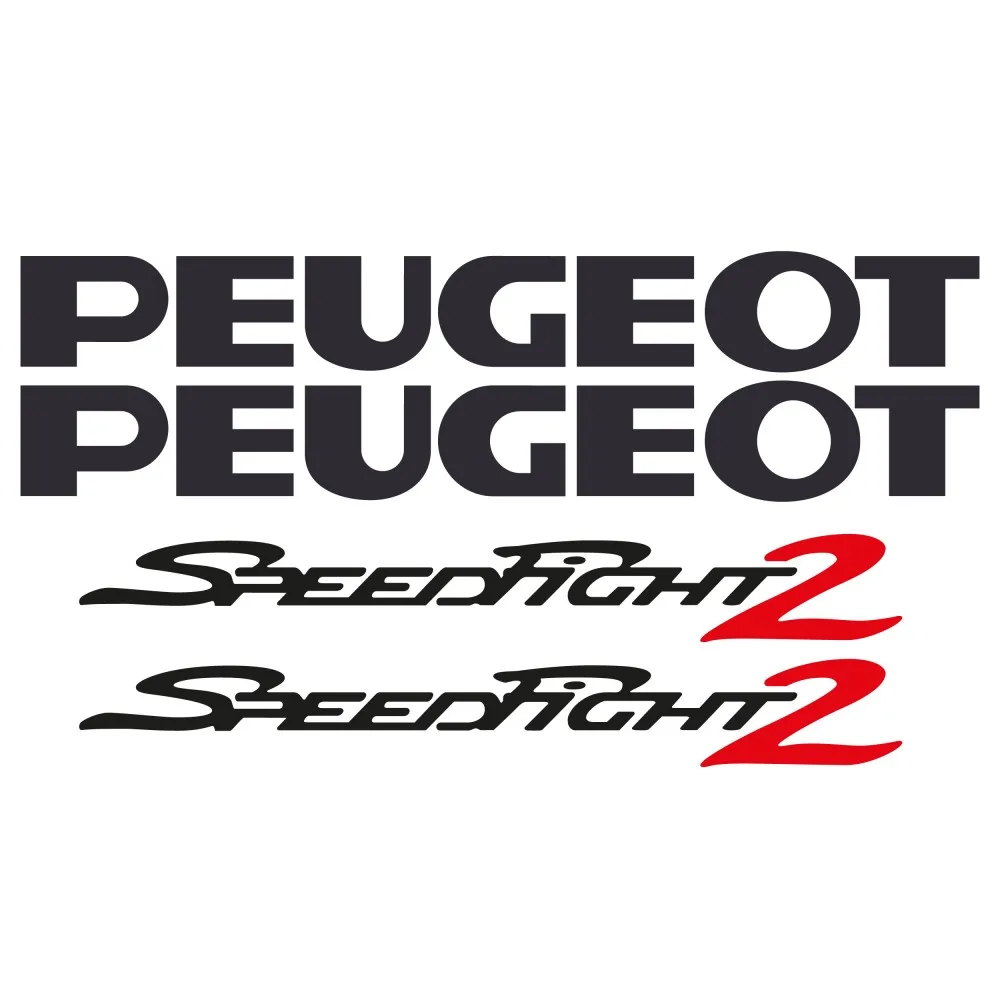 Kit Adesivo Compatibile Per Moto Scooter Argento Peugeot Speedfight 2