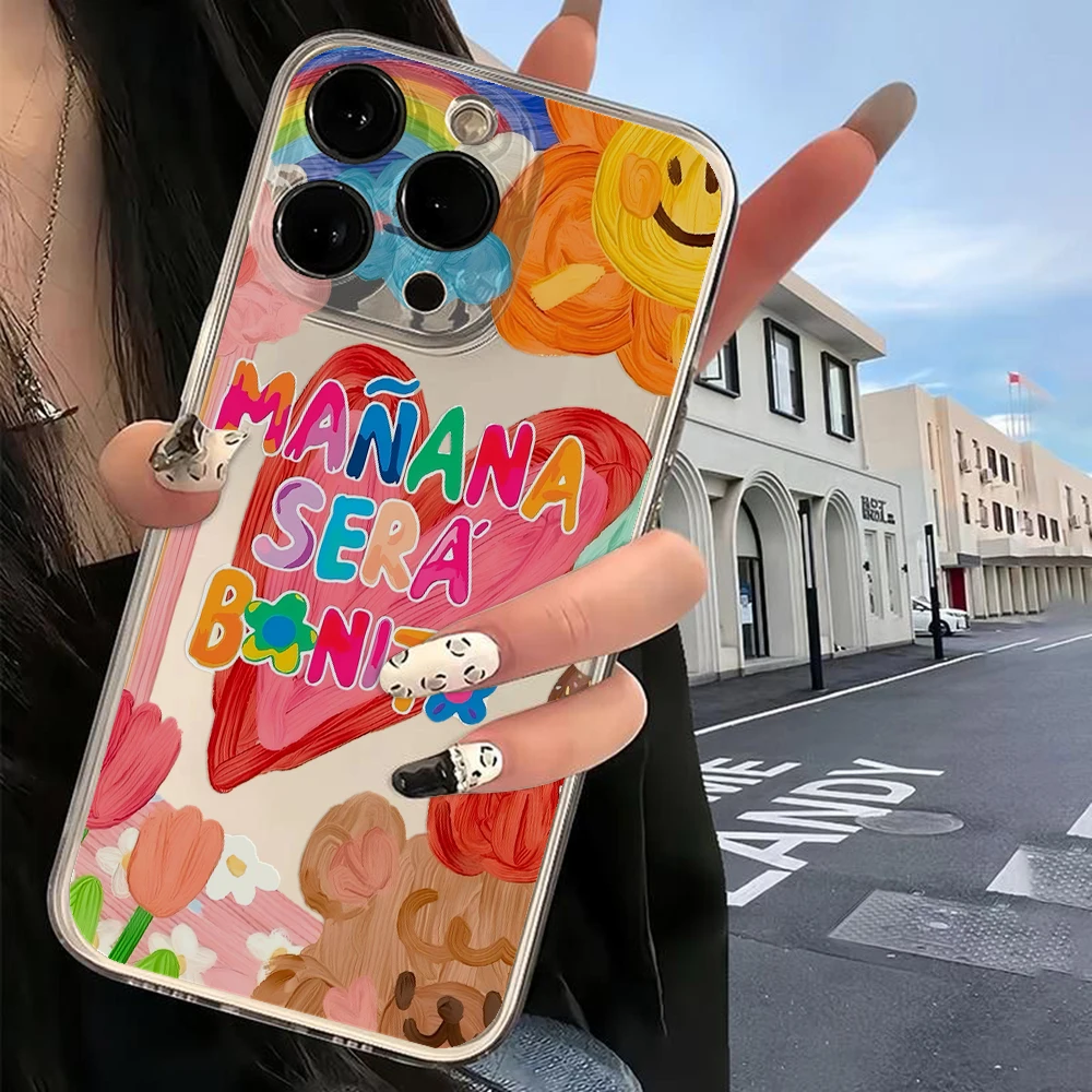 Karol G Mañana Será Bonito Clear Soft TPU Phone Case