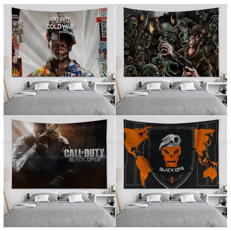 

Call of Duty Tapestry Cartoon Tapestry Art Science Fiction Room Home Decor Wall Hanging Sheets