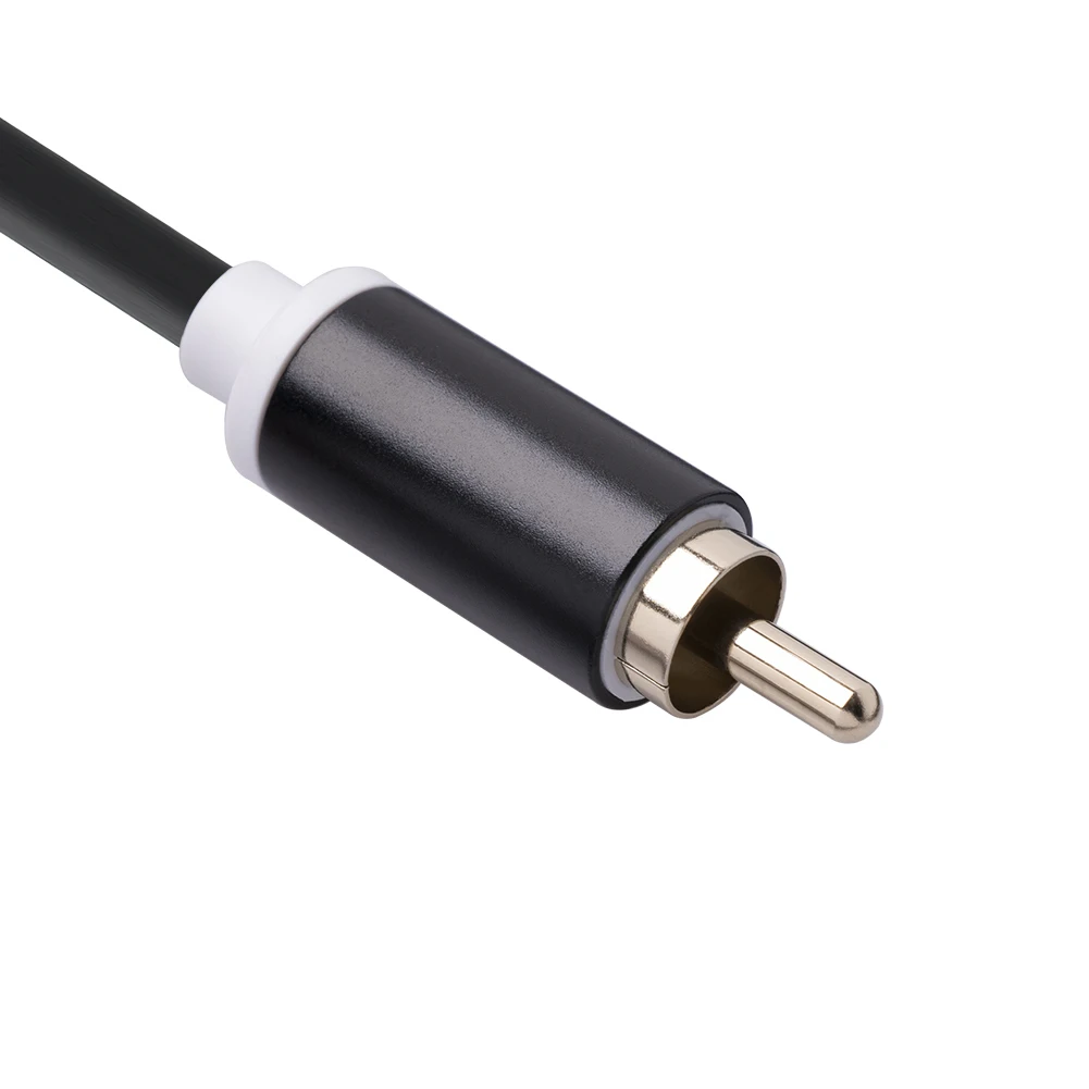 1 RCA Female to 2 RCA Male Y Stereo Audio Cable for Car Speaker Amplifier 29cm