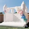 Commercial Inflatable Black/White Bounce House With Slide Combo Jumping Castle With Air Blower Ready to ship to US 5