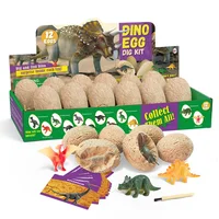 12PCS Dinosaur Fossil Digging Kit Dinosaur Eggs Toy Blind Box Toys For Kids Early Educational Toys Archaeology for Children Gift 1