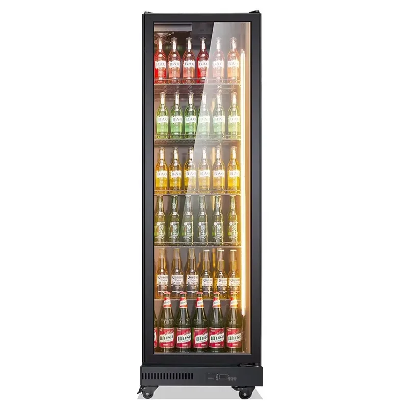 *Bar Hotel Fridge Cabinet Energy Cold Drinks Refrigerator Glass Door Display Freezer Commercial Beer Cooler