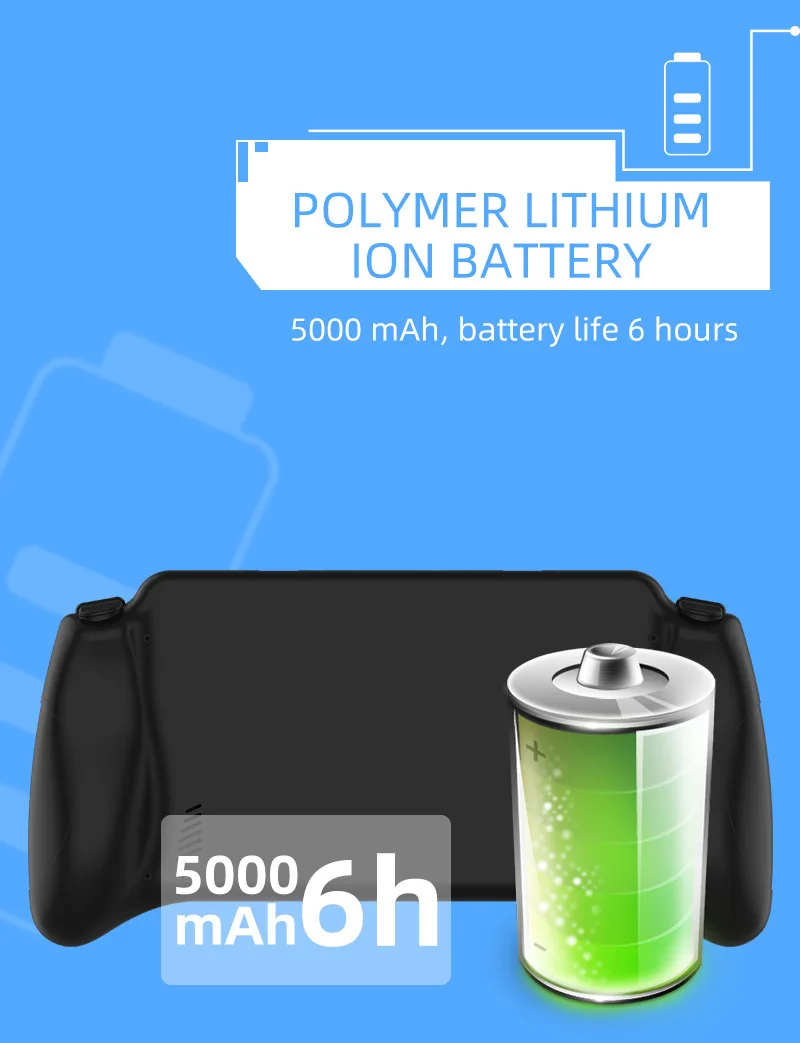 Powkiddy new product x17 Android handheld 7-inch large-screen handheld PSP game console DC/ONS/NGPMD arcade