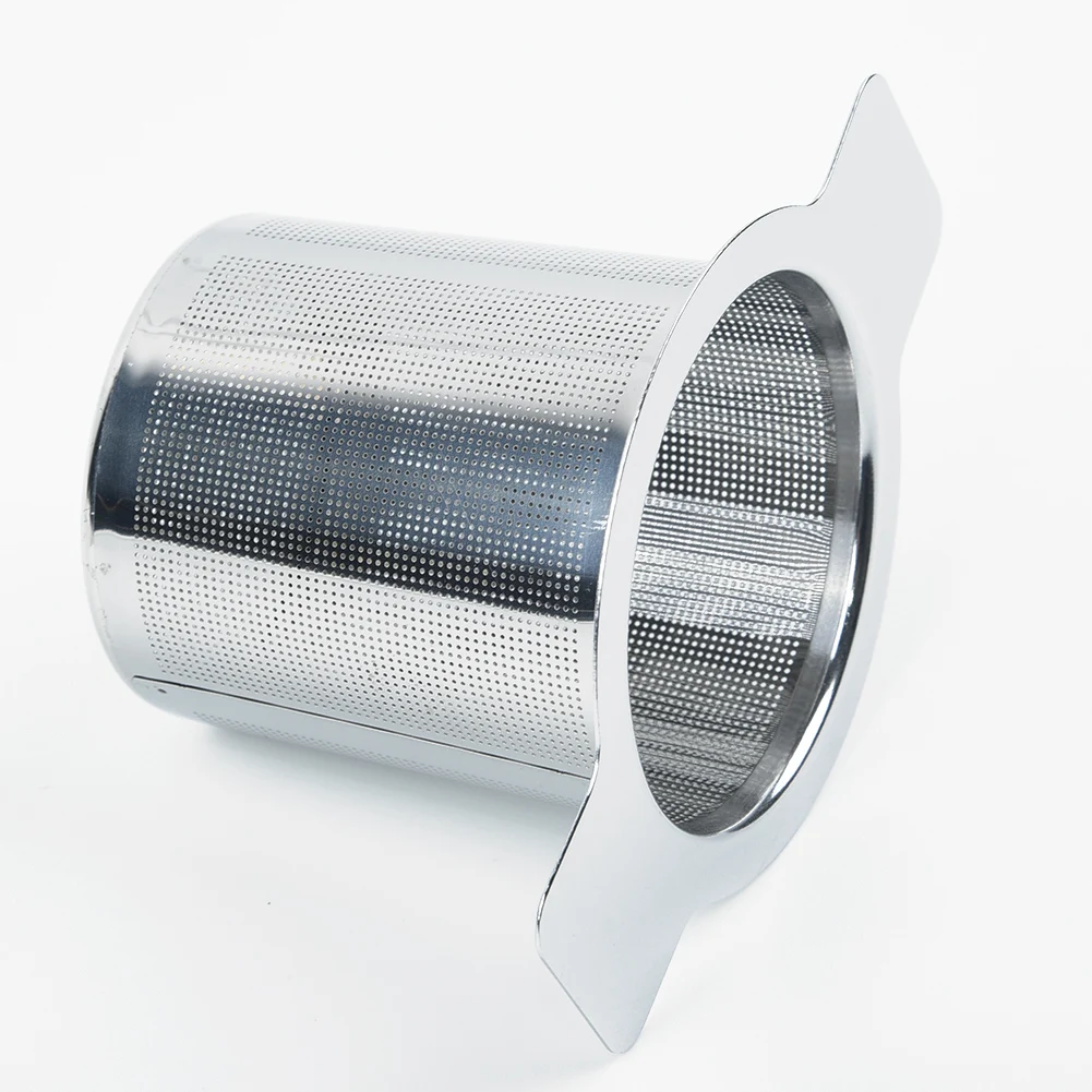 

1pc Dual Ear Fine Mesh Filters Stainless Steel Tea Infuser Fine Reusable Strainers AccessoriesNon-toxic Durable And Environmenta