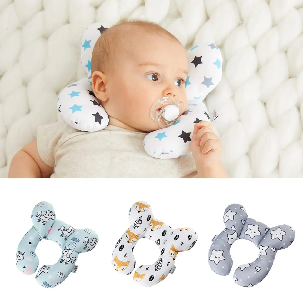 

Baby Travel Pillow Protective Head Neck Cushion for Car Seats and Strollers Soft Cartoon U Shape Headrest Children Head Support