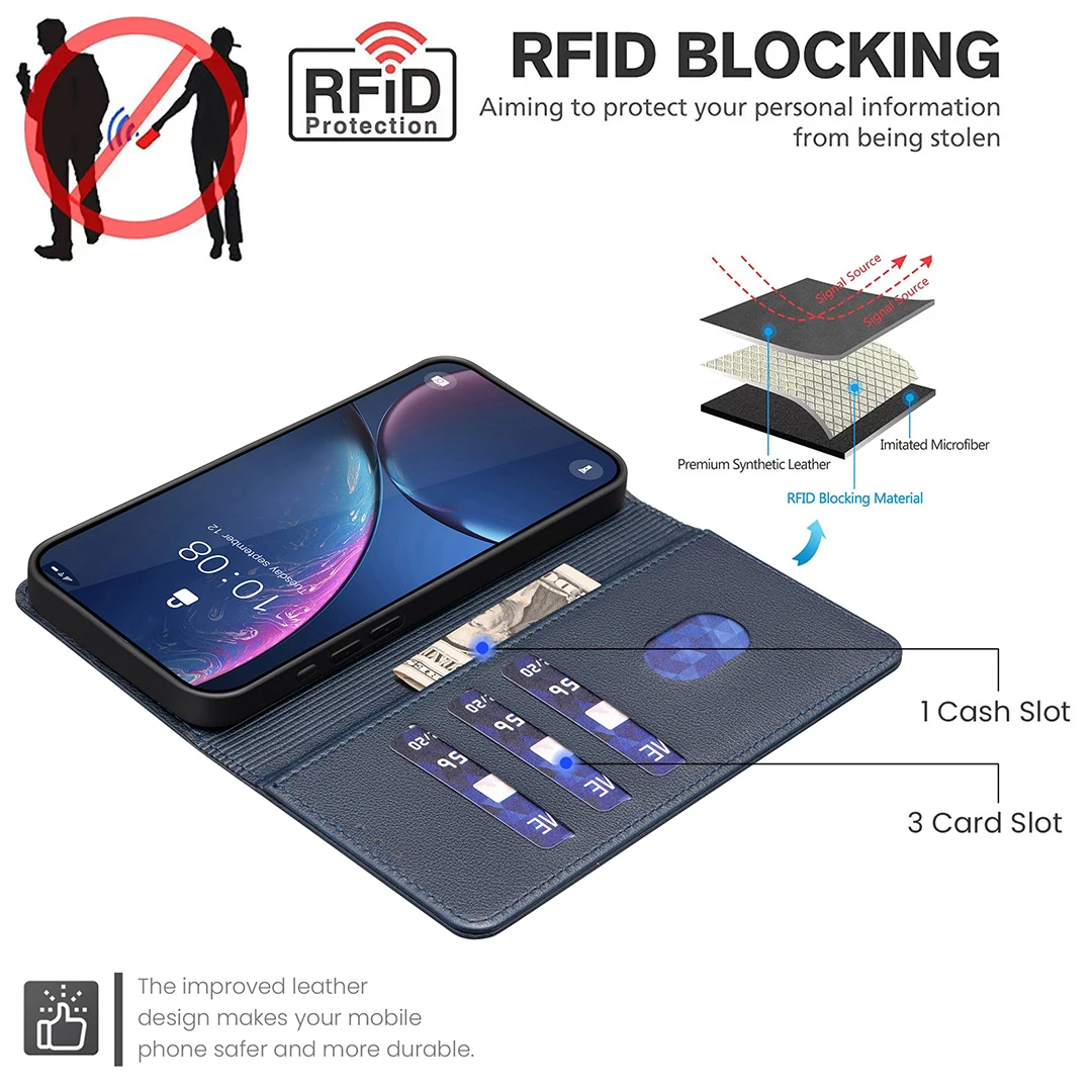 Shockproof Business Phone Case with Soft Bumper - BF32