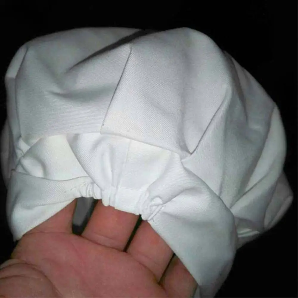 Baby Kid White Chef Hat Elastic For Party Kitchen Baking Cooking Costume Cap Gorro Cocinero Blanco Fast Drop Shipping 4