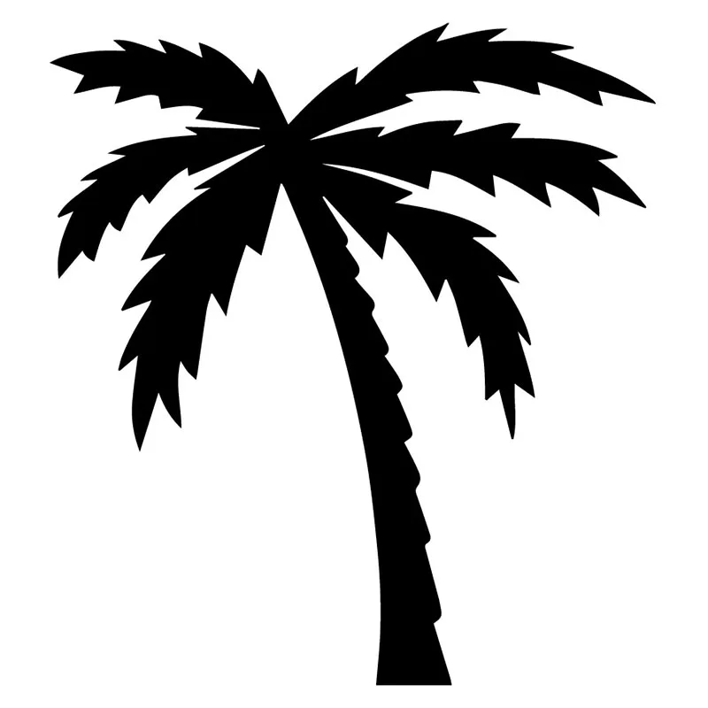 

Personalized Fashion Palm Tree Car Sticker PVC Body Exterior Motorcycle Accessories Auto Decal High Quality Waterproof Anti-UV