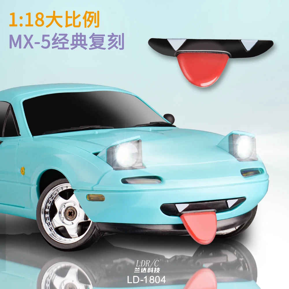 2024 New LD1804 mazda Mx5 Premium Version Rc Drift Car Rc Cars With A Gyroscope Rear-Wheel Drive Toy Car Birthday Toys For Boy 6