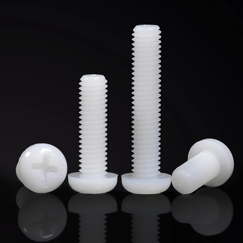 Chiodi, Viti Ed Elementi Di Fissaggio 20 Viti Di Plastica A Testa