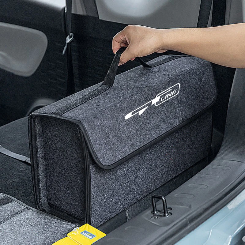 Auto Trunk Organizer Box Große Kapazität Falten Lagerung Tasche Für KIA K5 K9 Sorento Ceed Sportage Karneval Stinger Forte Niro Soul – Detail 7