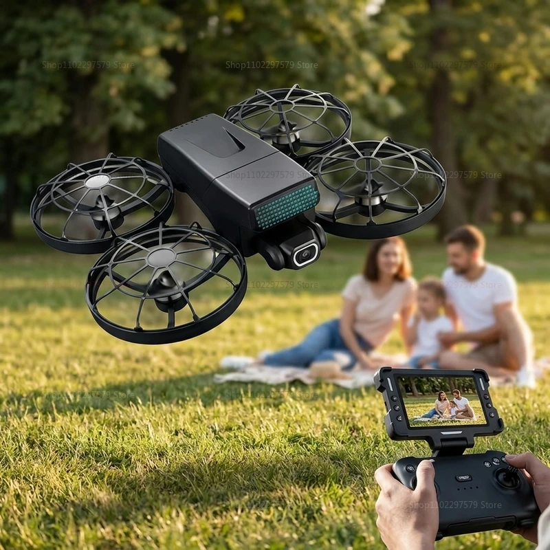 Nuovi Droni M8 GPS 8K Professionali HD 360 ° Quadricottero Pieghevole con Doppia Fotocamera, 5G WIFI, Motori Brushless, Evitamento Ostacoli, FPV - Image 6