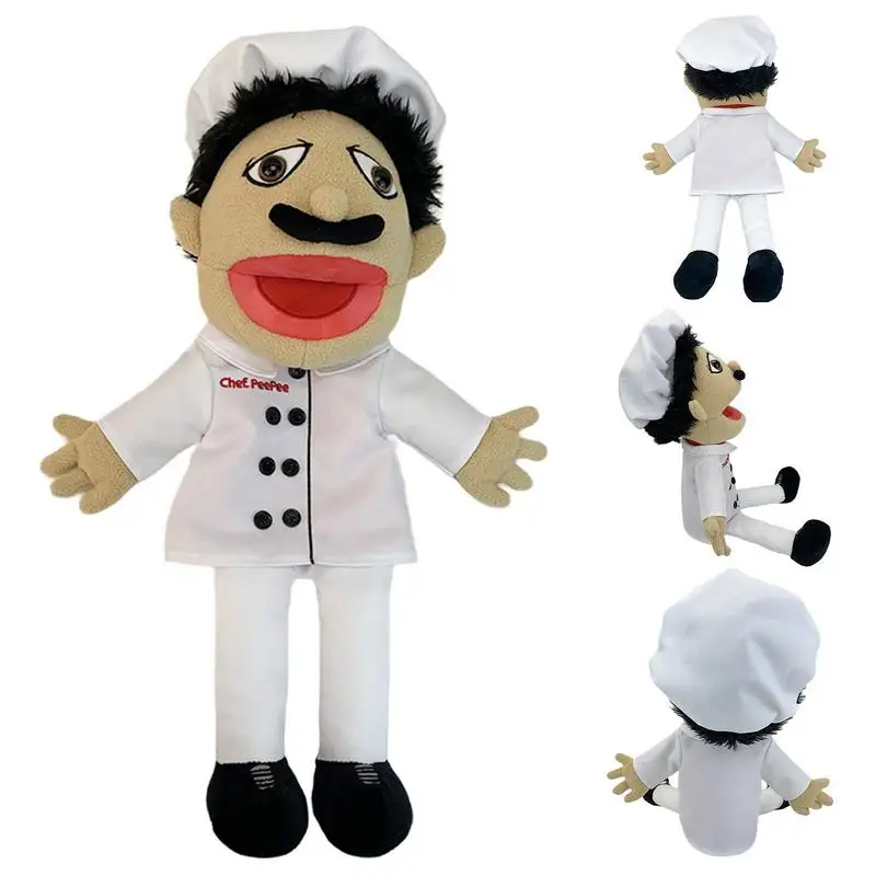 Jeffy Plush Puppet Toy, Fun Soft Prank Show Hand Puppet with Working  Mouth(1)