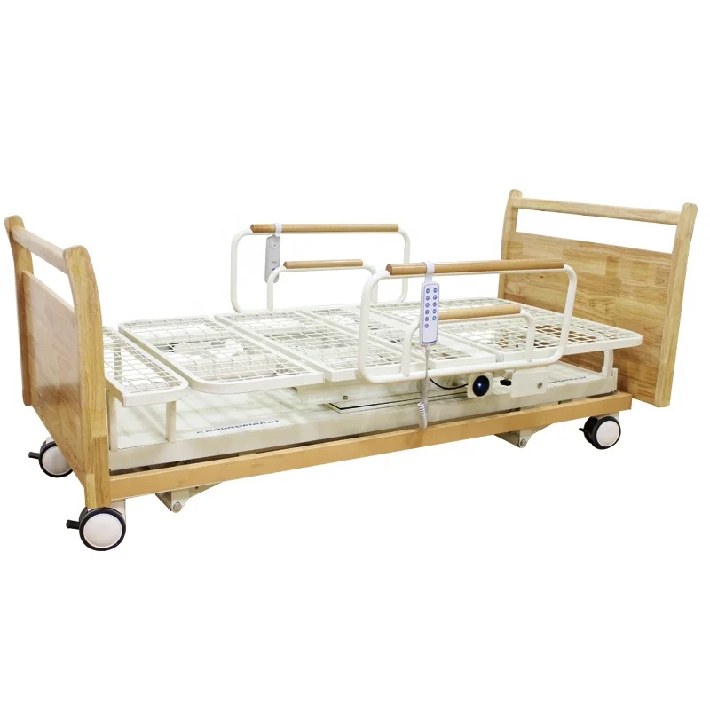 Hospital Adjustable Auto Patient Turning Bed Home Care Rotating Electric Bed