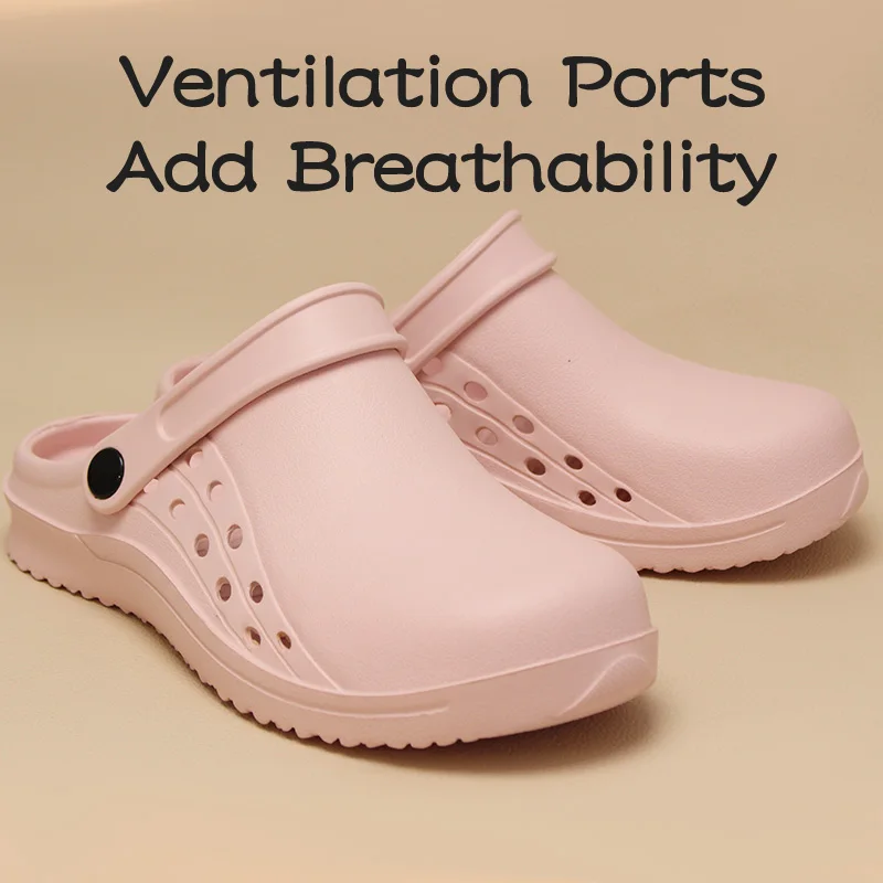 High Quality Scrub Shoes Non-slip Dentist Nursing Clogs Healthcare Service Work Slippers Soft Operating Room Protective Clogs 6