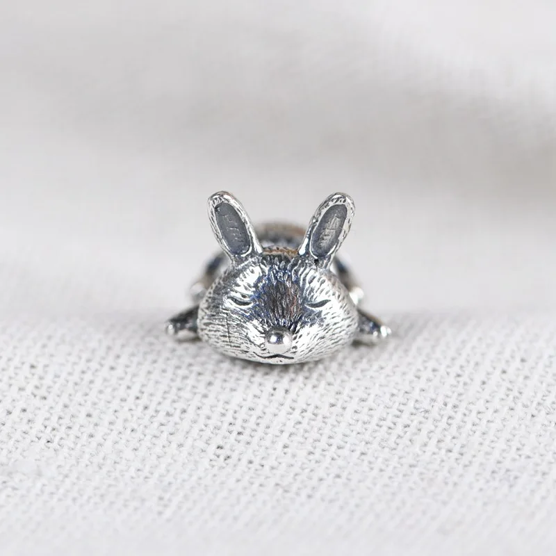 New 2023 Vintage Fashion Personality Rabbit Necklace Hip-hop Punk Long Pendant Banquet Jewelry Accessories Gift