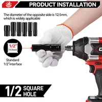 ONEVAN 1800N.M clé à chocs électrique sans brosse 1/2 pouces batterie Lithium-Ion outil électrique sans fil pour Makita 18V batterie broche 5