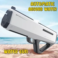 Children Electric Burst Water Gun Summer Outdoor Pool Garden Fight Games Kids High Pressure Automatic Absorb Water Watergun Toys 1