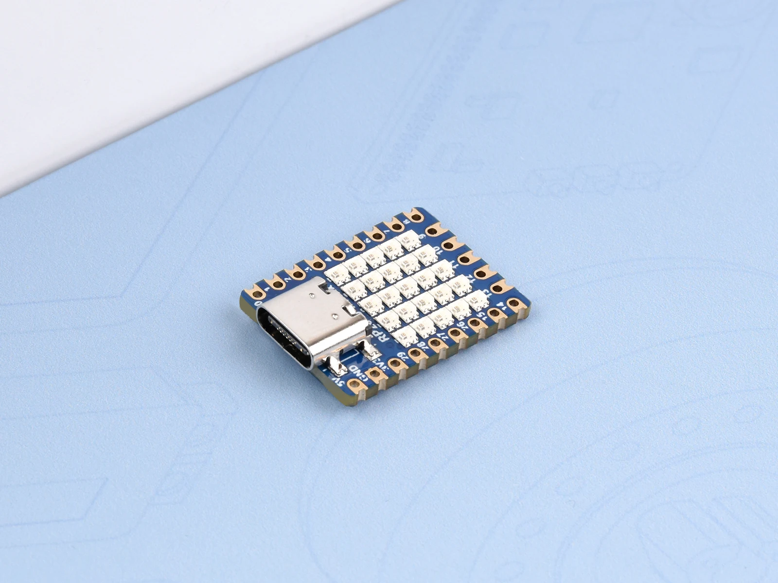 Waveshare RP2040-Matrix  , º 5  5 RGB LED Ʈ,  RP2040  ھ μ 