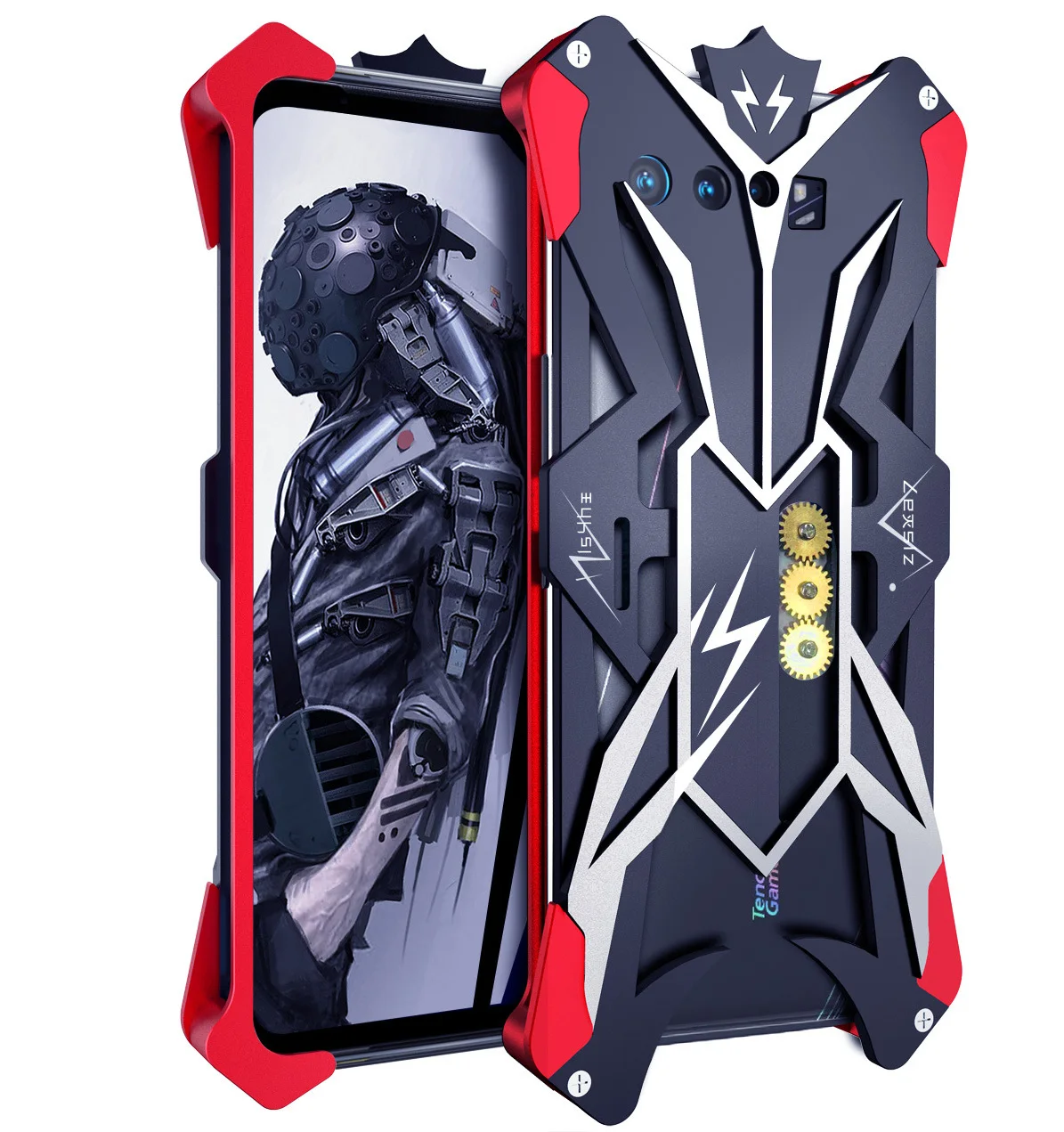 

Металлическая стальная машинная серия для ASUS ROG 3 ROG3, ударопрочный сверхпрочный армированный алюминиевый телефон для ASUS ROG Phone 3