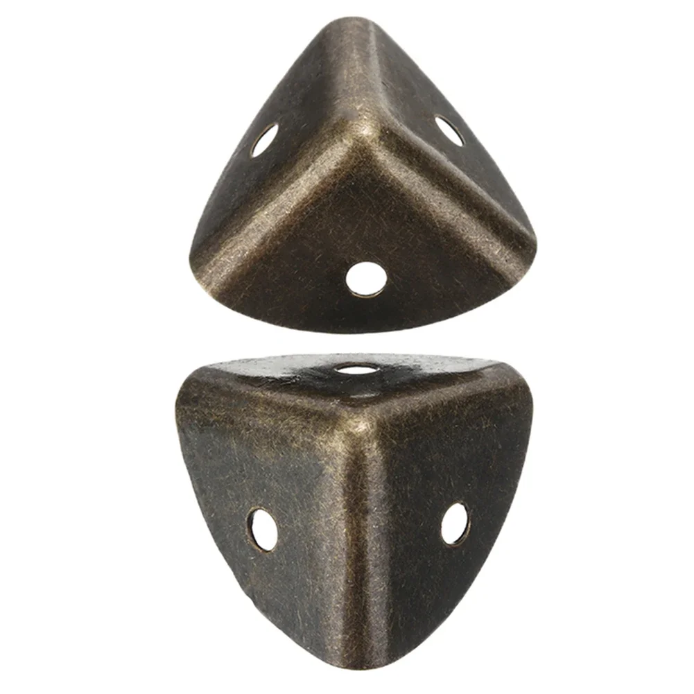 Safety Protector Edge Corner Protection Screws Wooden Case 12pcs 2.5*2.5*2.5cm Black Gold Desk Decoration furniture corner protector,decorative corner cover,metal decorative protectors