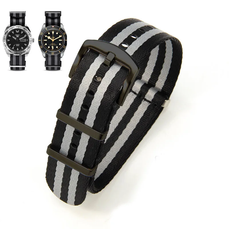Premium Nylon NATO Strap - 20mm/22mm Army Sports Wristband