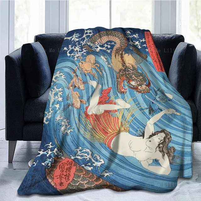 Japanese Samurai Throw: A Symphony of Art and Comfort