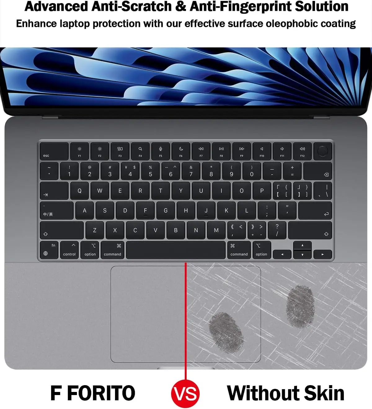 Trackpad Wristrest Palm Rest Guard for Macbook Air M2 M4 M3 A3114 Pro13 15 14