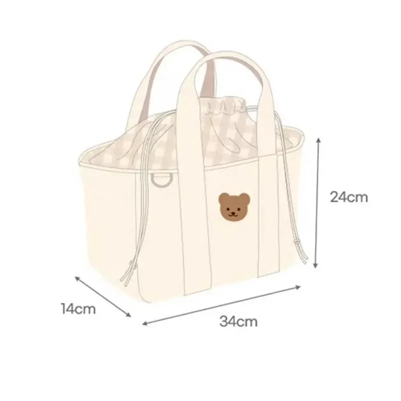 Large Mommy Bag Maternity Packs Canvas Baby Diaper Bags for Mom Mummy Nappies Organizer Women Handbags Strollers Mother Kids 6