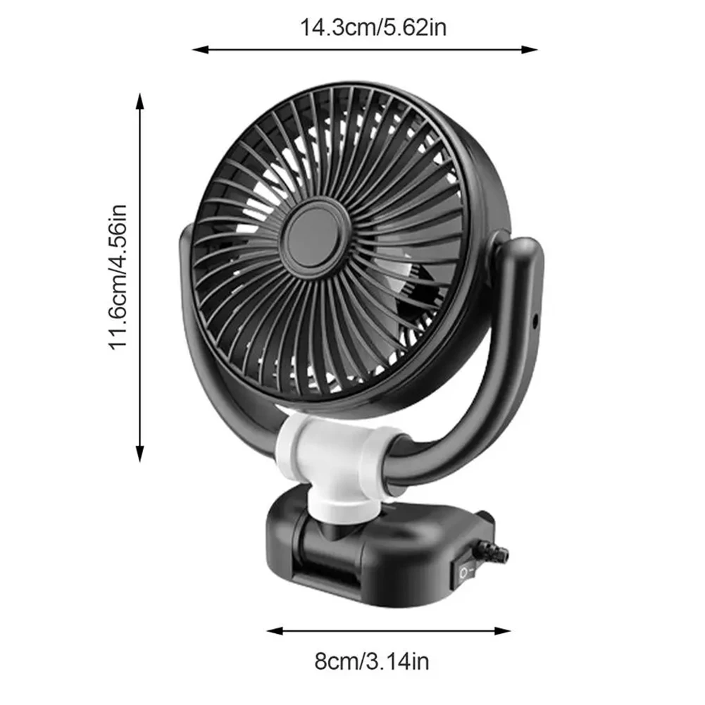 12/24V Car Portable Fan Dashboard Heater USB Powered Cooling Heating Home Summer Travel Cooling Systems Car Accessories