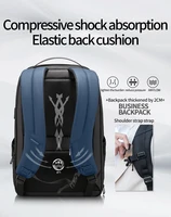 Fenruien Business Waterproof Backpacks USB Charging Men Backpack Fit 15.6 Inch Laptop Travel 35L Large Capacity Backpack - Image 6