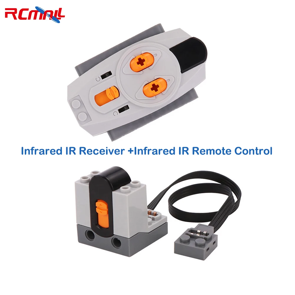 Infrared IR Receiver +Infrared IR Remote Control For Le.go Legoeds Multi Power Functions 3 5mm ir infrared remote control receiver extension cord cable for ir receiver emitter extender repeater system