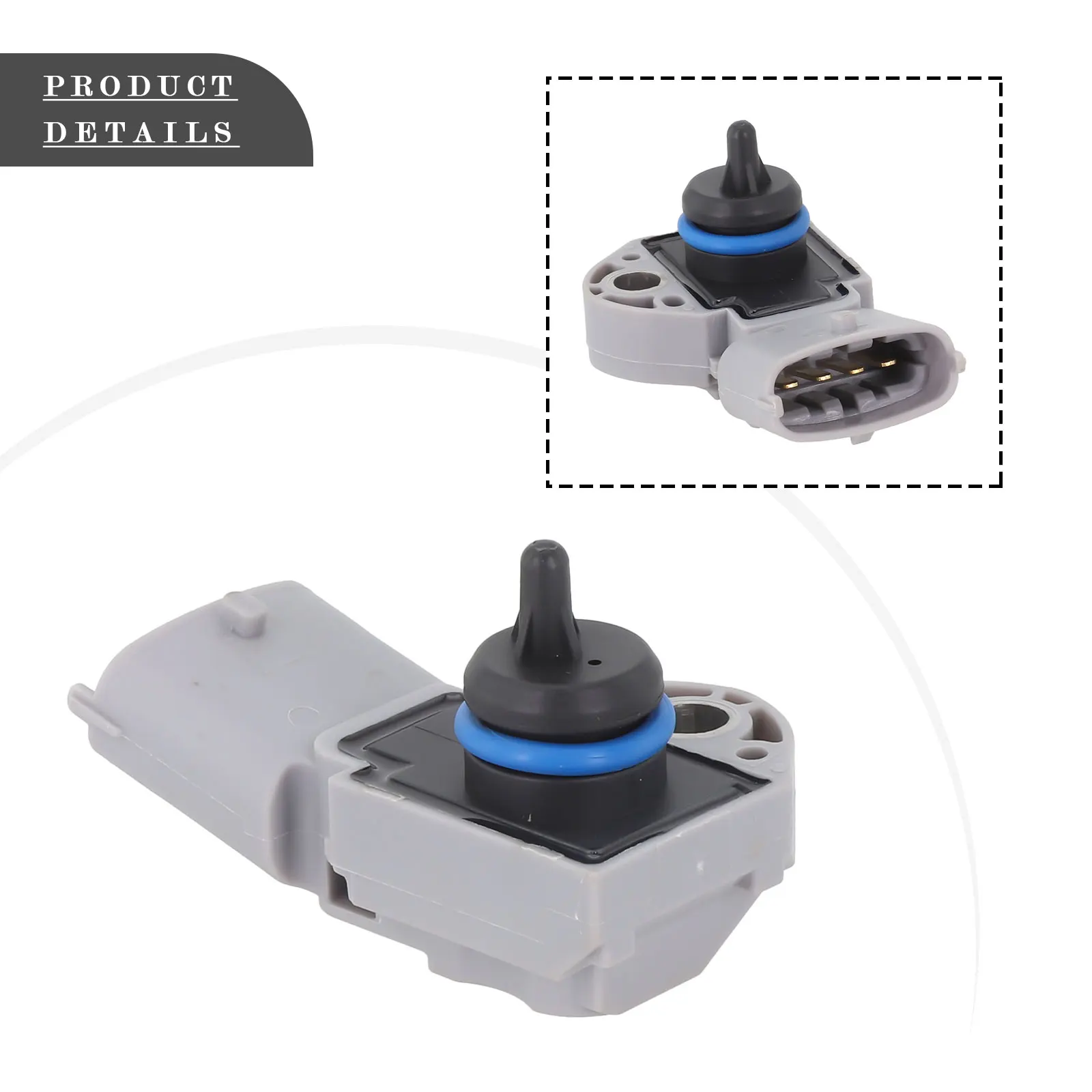 

High Quality Fuel Rail Pressure Sensor 0261230238 For Volvo- For XC60 For XC70 For XC90 Direct Replacement Car Accessories