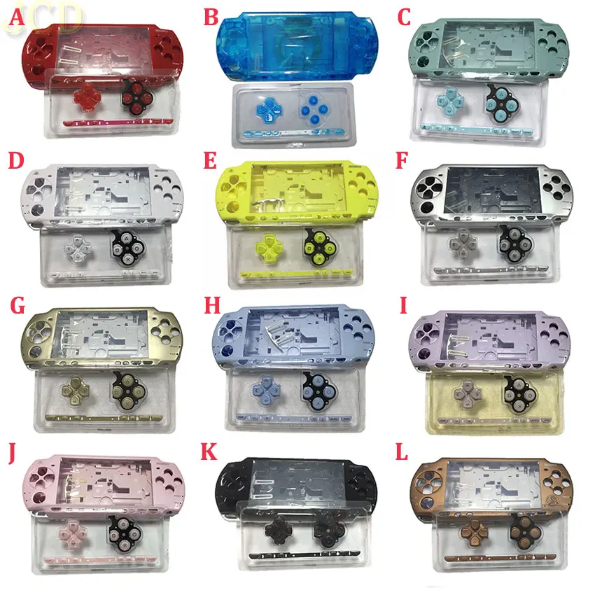

JCD For PSP2000 Plastic Hard Protector Shell 15 Colors Full Housing Cover Case Shell Case For PSP 2000 Game