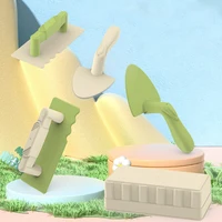 Sand Castle Building Kit with Sand Castle Molds Watering Can Rake Shovel Beach Toys Travel Sand Toys Set for Kids Outdoor 1