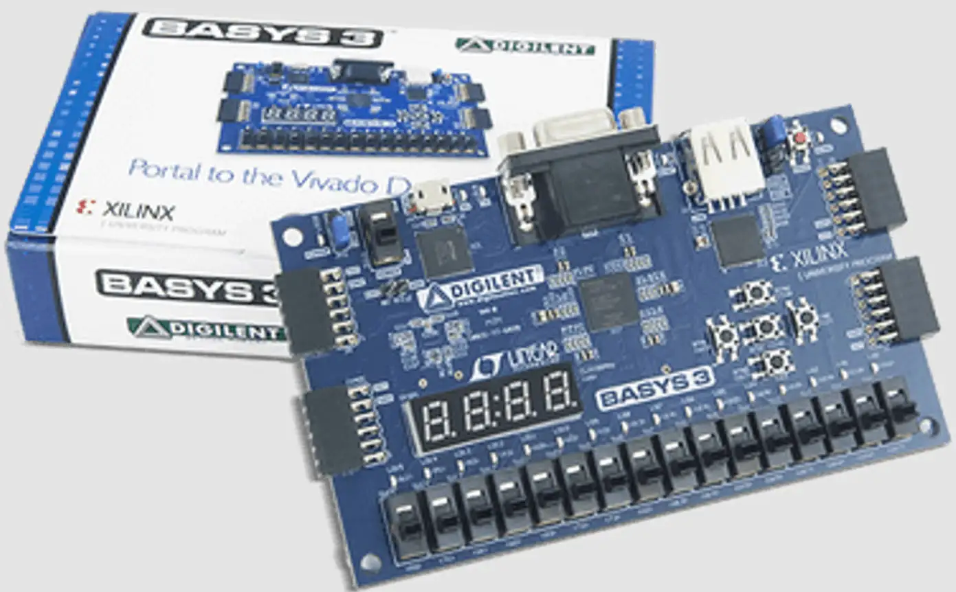 Basys 3 Artix-7 FPGA Trainer Board: Recommended for Introductory