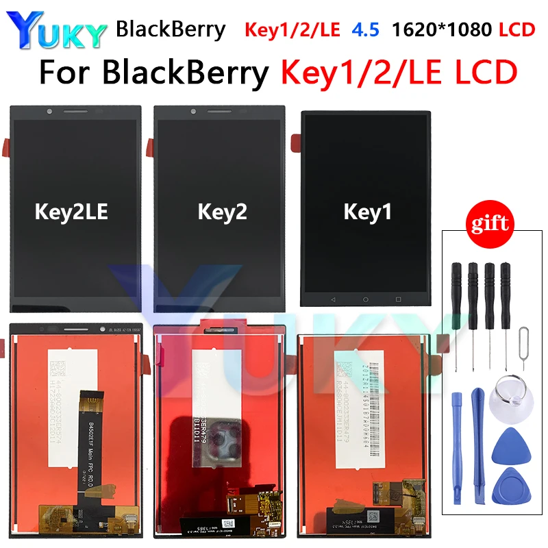 Blackberry Key2 Icin 4.5 "Orijinal M & Sen/Key1 Lcd Ekran Ekran + Dokunmatik Panel Muslimberry Keytwo Dtek70 Lcd